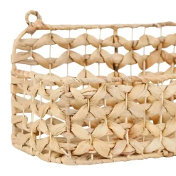 Fabrique de Styles Etagere murale un été a la mer en jacinthe d'eau et fer* Étagères Murales