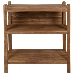 Fabrique de Styles Etagère 3 niveaux en bois recyclé 90x35xh100cm - Campagne* Bibliothèques Et Étagères