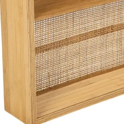 Fabrique de Styles Etagère murale 3 niveaux en rotin H91cm - Essencia* Étagères Murales