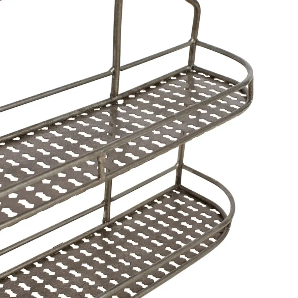 Fabrique de Styles Etagère pour pot à épices en fer - manufacture* Petits Rangements