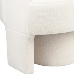 Fabrique de Styles Fauteuil avec tabouret bouclette - Organic* Fauteuils