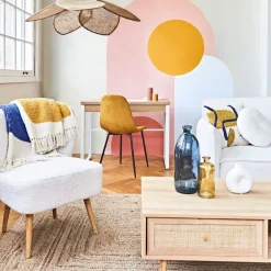 Fabrique de Styles Fauteuil bouclette blanc - Elément* Fauteuils