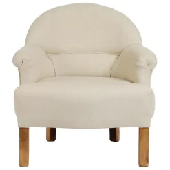 Fabrique de Styles Fauteuil crapaud en pin et coton - Chambray* Fauteuils