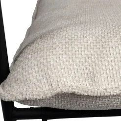 Fabrique de Styles Fauteuil en tissu et fer écru - Elément* Fauteuils