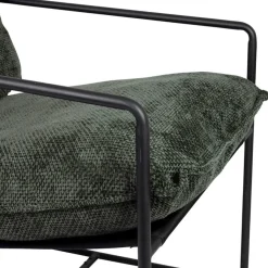 Fabrique de Styles Fauteuil en tissu et fer émeraude - Elément* Fauteuils