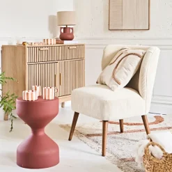 Fabrique de Styles Fauteuil en velours côtelé écru - Eleonor* Fauteuils