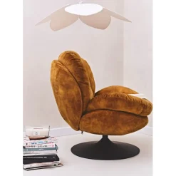 Fabrique de Styles Fauteuil pivotant en velours - Topi* Fauteuils