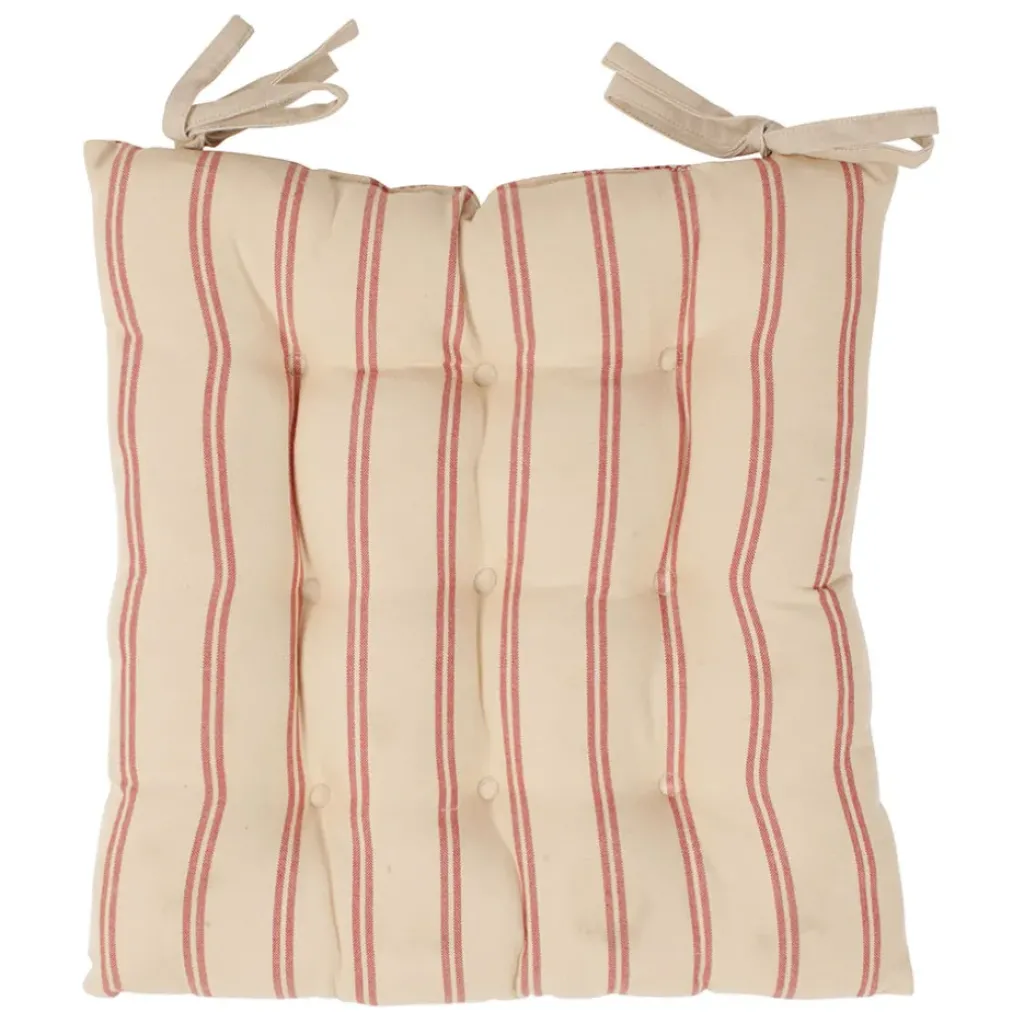 Fabrique de Styles Galette de chaise carrée en coton* Galettes De Chaise