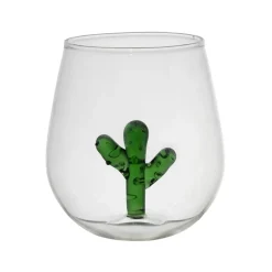 Fabrique de Styles Gobelet cactus en verre 38cl - Colorea* Verres À Eau Et Gobelets