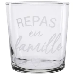 Fabrique de Styles Gobelet famille en verre 36cl - Bodega* Verres À Eau Et Gobelets