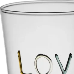Fabrique de Styles Gobelet love en verre 35cl - Colorea* Verres À Eau Et Gobelets