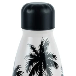 Fabrique de Styles Gourde isotherme palmier écru et noir 50cl en inox - palmea* Gourdes