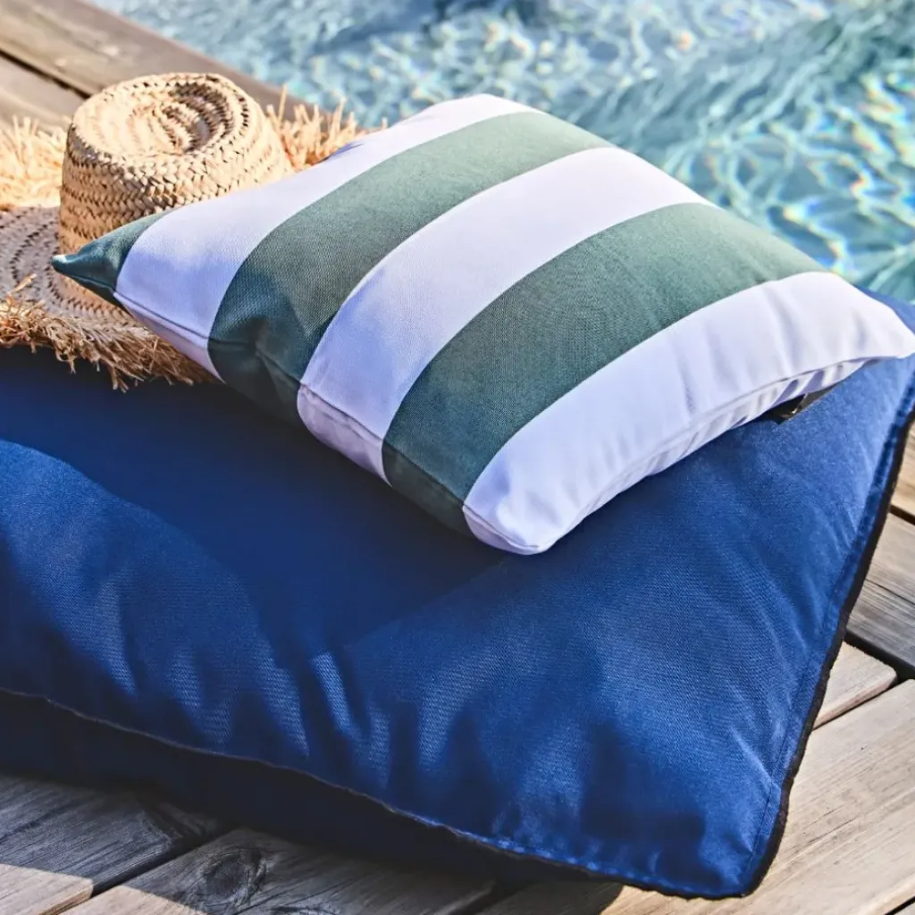 Fabrique de Styles Housse coussin en tissu 80x80cm - Bimini*Enfant Textiles Outdoor|Jardin
