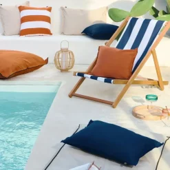 Fabrique de Styles Housse coussin en tissu 80x80cm - Bimini*Enfant Textiles Outdoor|Jardin