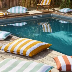 Fabrique de Styles Housse de coussin en polyester outdoor 80x80cm - Riviera*Enfant Textiles Outdoor|Jardin