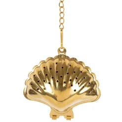 Fabrique de Styles Infuseur de thé avec chaine en inox - Coquillage* Accessoires Thé Et Café