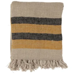 Fabrique de Styles Jeté de lit en lin 170x130cm - Hemlin* Couvre-lits