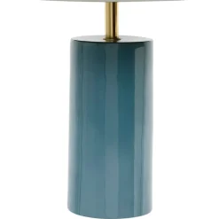 Fabrique de Styles Lampe champignon en fer bleu d30xh40cm - Arty* Lampes À Poser