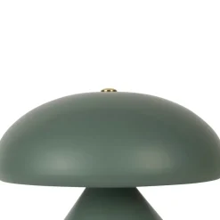 Fabrique de Styles Lampe champignon tactile en fer vert h23cm - Arty* Lampes À Poser
