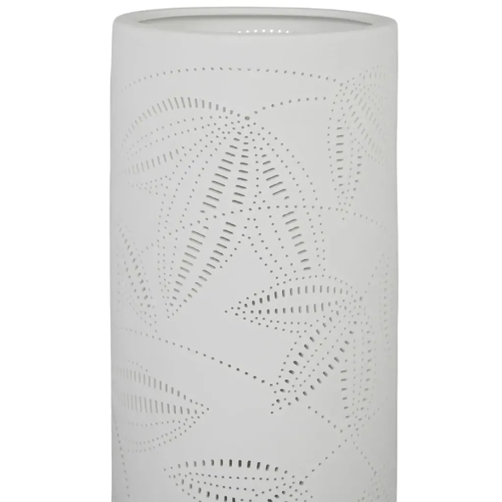 Fabrique de Styles Lampe cylindre en porcelaine h24cm - palmea* Lampes À Poser