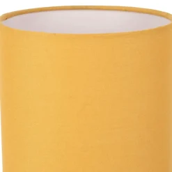 Fabrique de Styles Lampe en bois d'hévéa et coton naturel et h24cm - Filen* Lampes À Poser