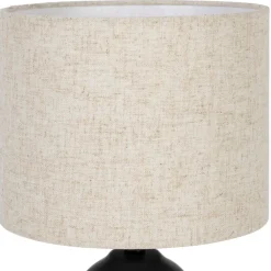 Fabrique de Styles Lampe en céramique et coton h41cm - Figura* Lampes À Poser
