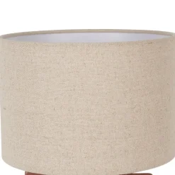 Fabrique de Styles Lampe en céramique et lin h33.5cm - Eterra* Lampes À Poser