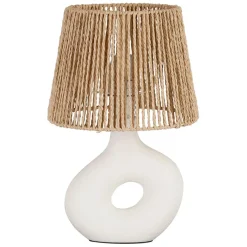 Fabrique de Styles Lampe en dolomite écru h38cm - Greeka* Lampes À Poser