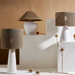 Fabrique de Styles Lampe en fer et jute h57cm - Quintao* Lampes À Poser