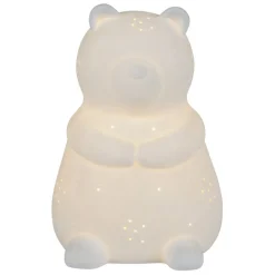 Fabrique de Styles Lampe en porcelaine h20.5cm - Ours* Lampes À Poser