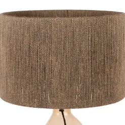 Fabrique de Styles Lampe en verre et jute h60cm - Heliac* Lampes À Poser
