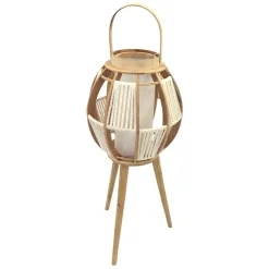Fabrique de Styles Lampe lanterne sur pied naturelle H82cm - Cordey* Lampes À Poser