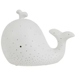 Fabrique de Styles Lampe led baleine en porcelaine h16cm*Enfant Déco