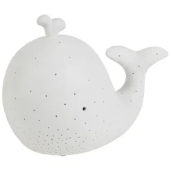 Fabrique de Styles Lampe led baleine en porcelaine h16cm*Enfant Déco