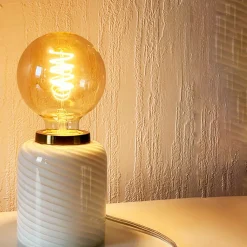 Fabrique de Styles Lampe Love en verre h12cm - Nessa* Lampes À Poser