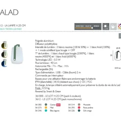 Fabrique de Styles Lampe nomade h25cm - Balad*Enfant Luminaires|Jardin