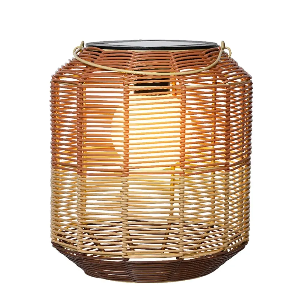 Fabrique de Styles Lanterne solaire en résine tressée h28cm*Enfant Luminaires|Jardin