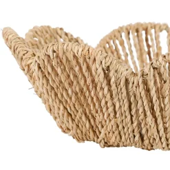 Fabrique de Styles Lot de 2 corbeilles en jonc de mer et fer - Chaumiere* Paniers Et Corbeilles