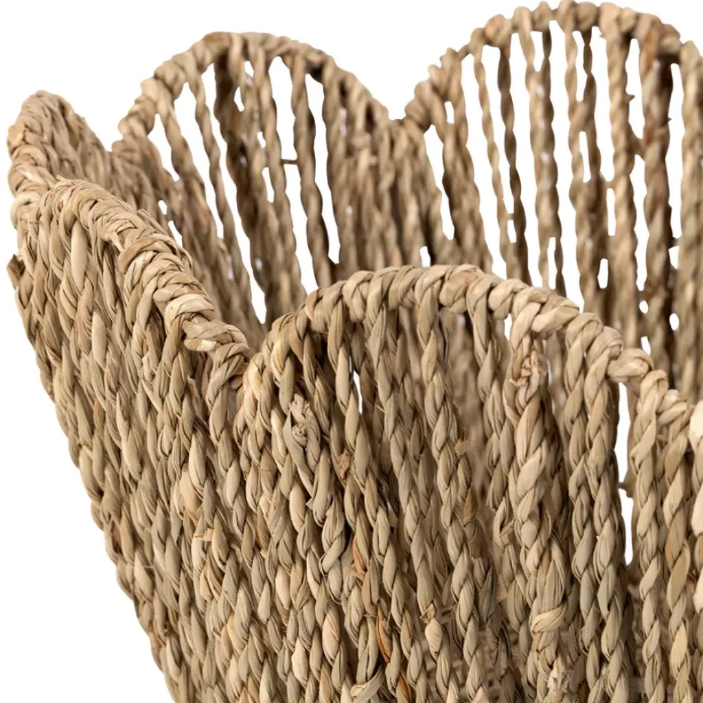 Fabrique de Styles Lot de 2 corbeilles en jonc de mer - Chaumière* Paniers Et Corbeilles