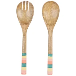 Fabrique de Styles Lot de 2 couverts de salade en manguier - Patchuca* Ustensibles De Cuisine