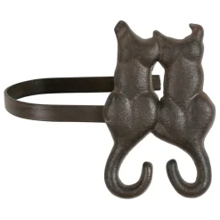 Fabrique de Styles Lot de 2 paires d'embrasse chat accessoire rideau en fonte* Accessoires De Rideaux