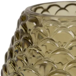 Fabrique de Styles Lot de 3 photophores en verre h8.6cm - Prisca* Photophores, Bougeoirs Et Lanternes