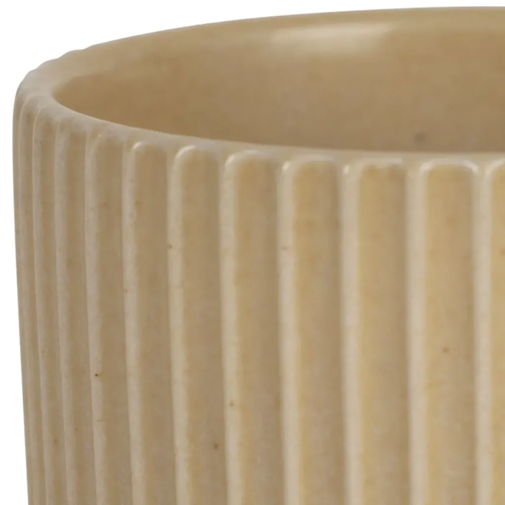 Fabrique de Styles Lot de 2 tasses en grès nude 17cl - Sweet Leaves* Tasses Et Mugs