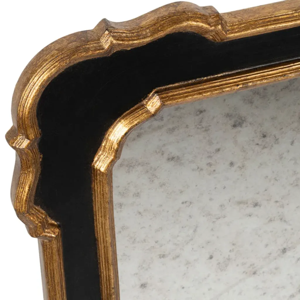 Fabrique de Styles Miroir antique en bois et doré 80x105cm* Miroirs