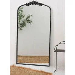 Fabrique de Styles Miroir en fer noir h169cm - Dorhan* Miroirs