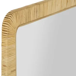 Fabrique de Styles Miroir rectangle en rotin 60x80cm - Tulum* Miroirs