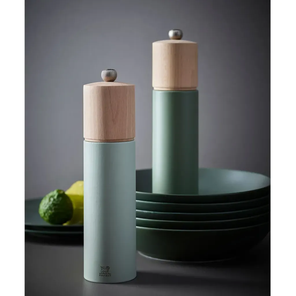 Fabrique de Styles Moulin à poivre vert fougère h21.5cm - Boreal* Salières Et Poivrières