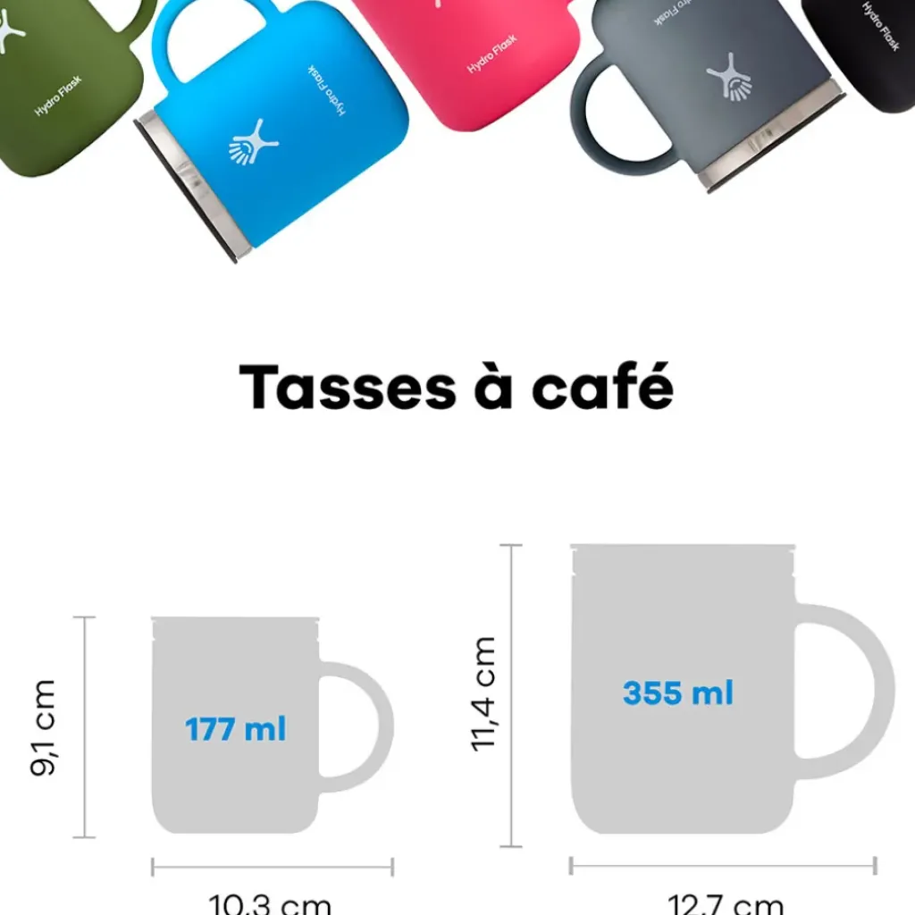 Fabrique de Styles Mug isotherme avec poignée agave 355ml* Gourdes