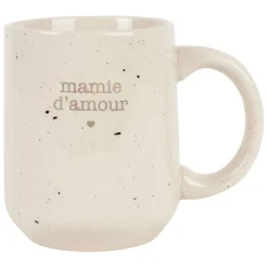 Fabrique de Styles Mug Mamie en grès moucheté 35cl - Bonheur Étoilé* Tasses Et Mugs