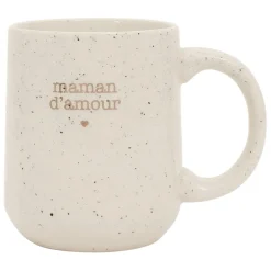 Fabrique de Styles Mug moucheté maman en grès 38cl - Beezz* Tasses Et Mugs